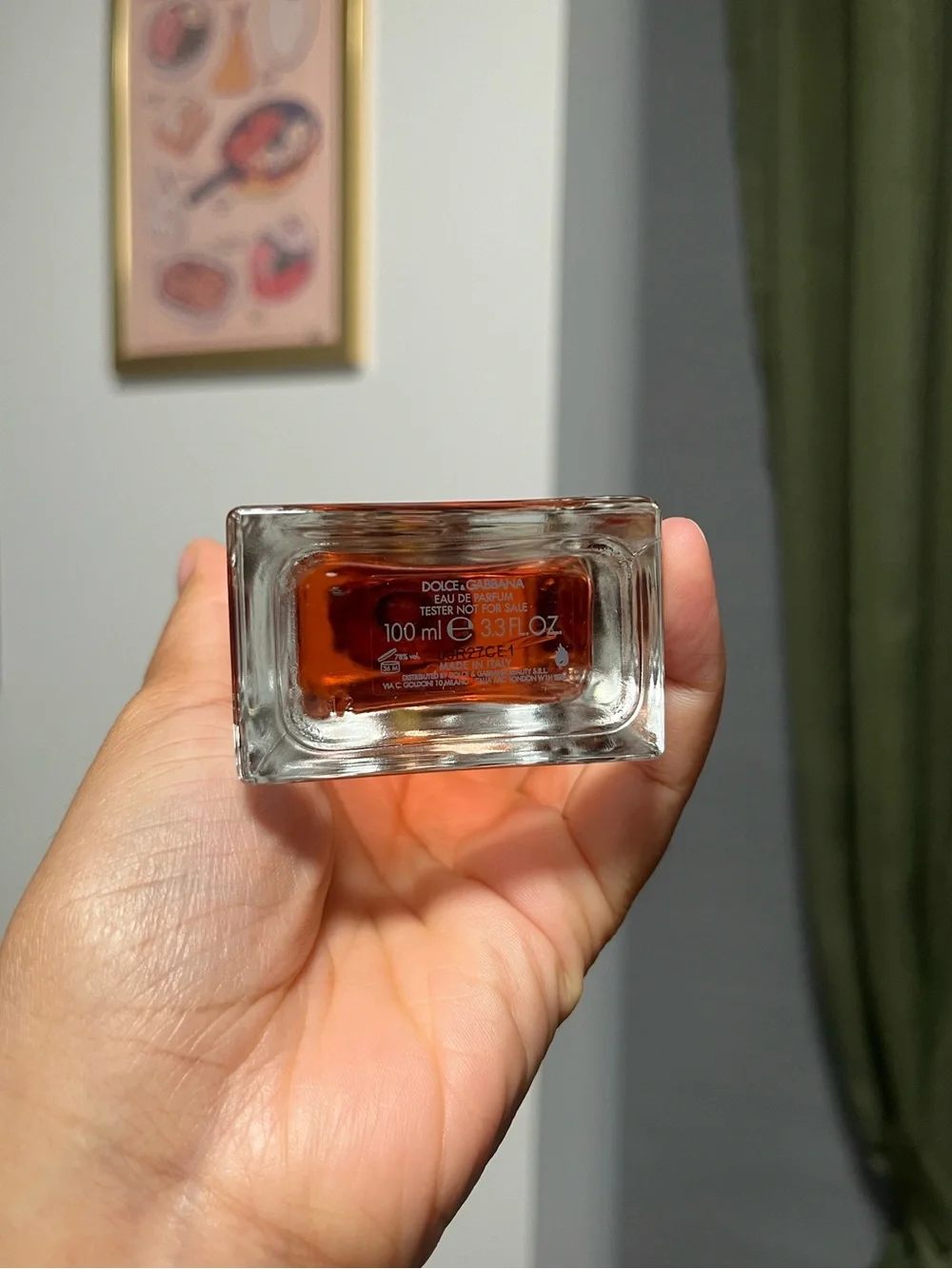 Dolce & Gabbana spritzed once